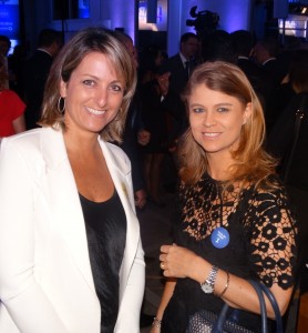   Simone Leite, presidente da Federasul, e Fabíola Eggers, gerente de Relações Institucionais da Fruki,