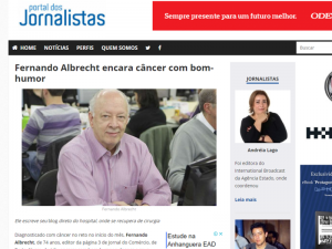 Fernando Albrecht no site Jornalistas & Cia