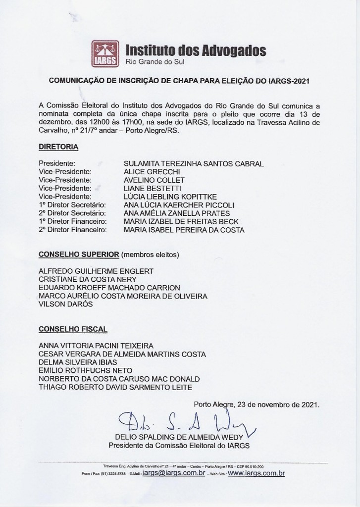 Comissão Eleitoral 2