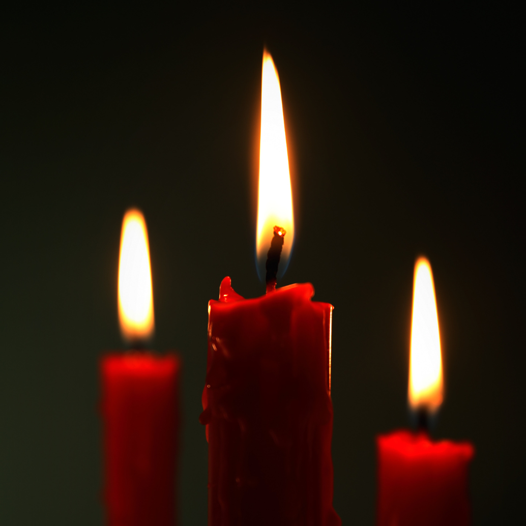 vela trazem iluminação de média luz