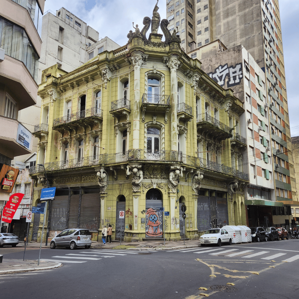 a antiga Confeitaria Rocco em foto de Fernando Albrecht