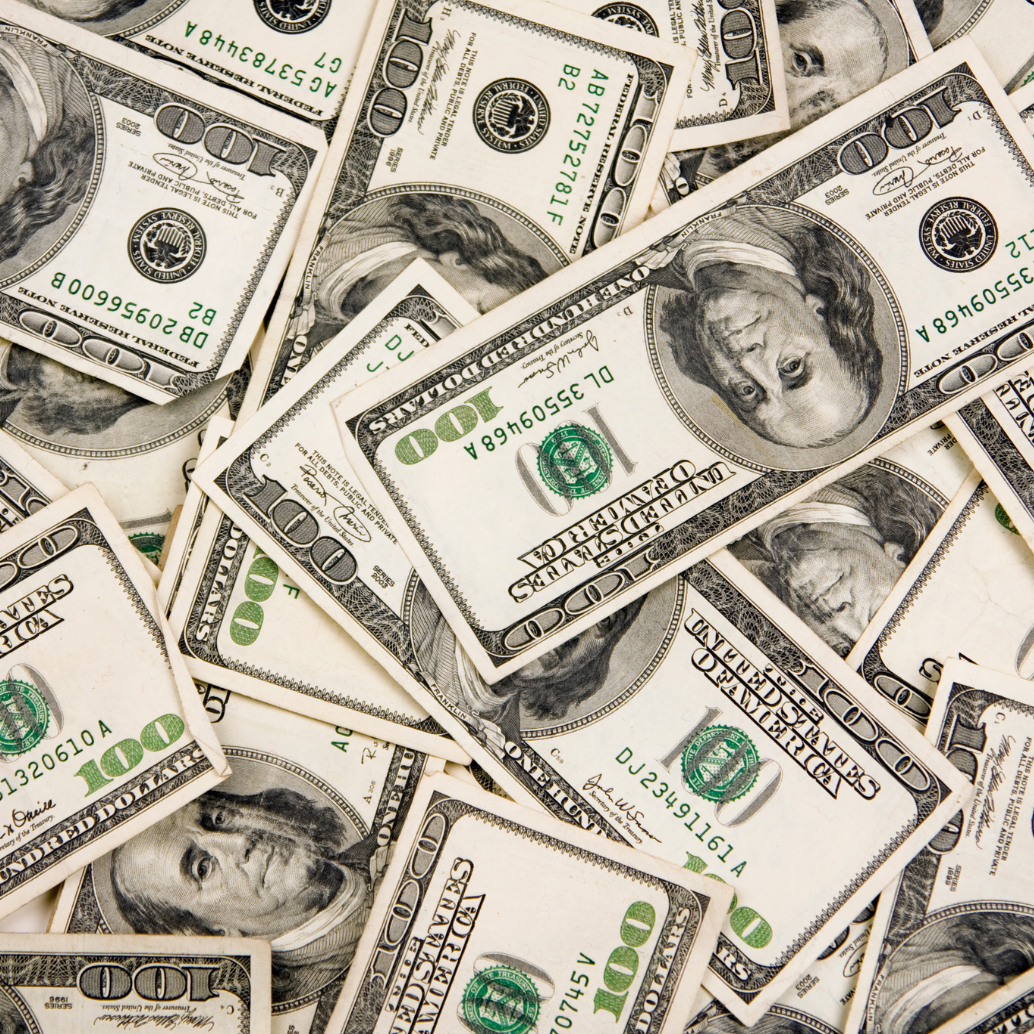 notas de dólar
